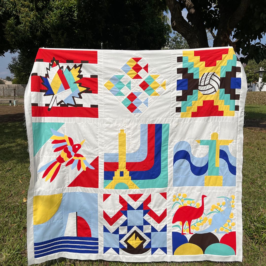 Block Brazil Summer Games 2024 pattern - English PDF