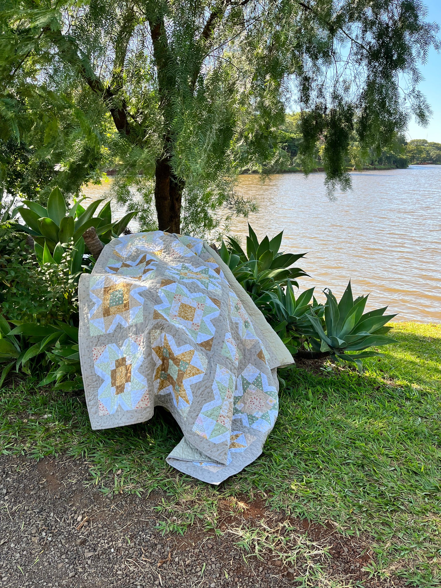 Projeto Estrela do Lago Quilt