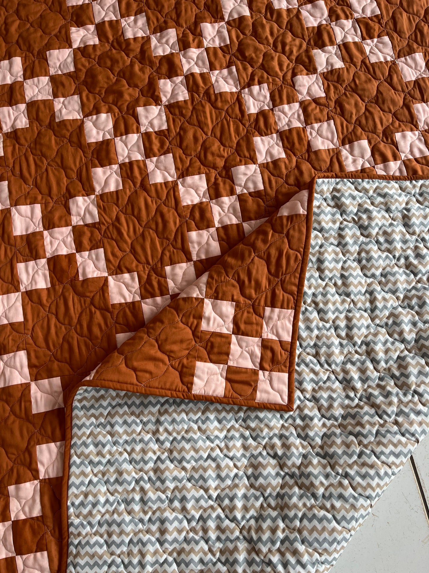 Irish Chain Quilt Pattern - English PDF